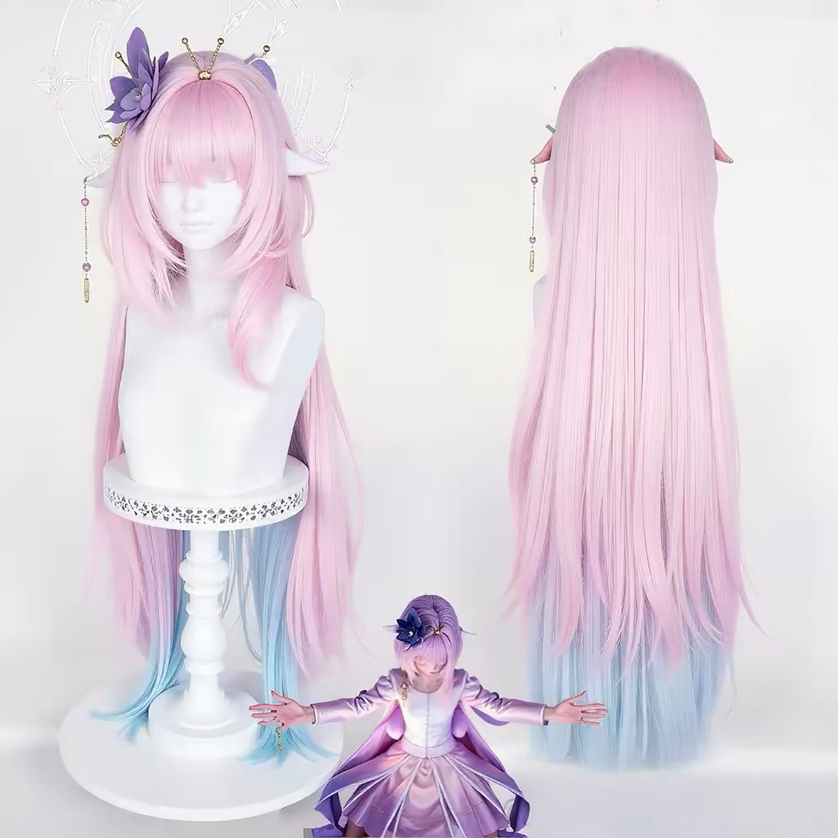 Wig Fiber Net - HAIRJOY 합성 헤어 가발 Honkai: 스타