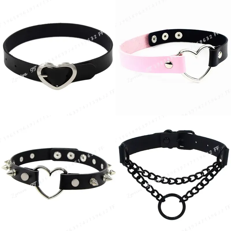 하라주쿠 펑크 록 고딕 초커 목걸이 여성 섹시 PU 가 - Magnetic Clasp Cosplay 리뷰 및 가격