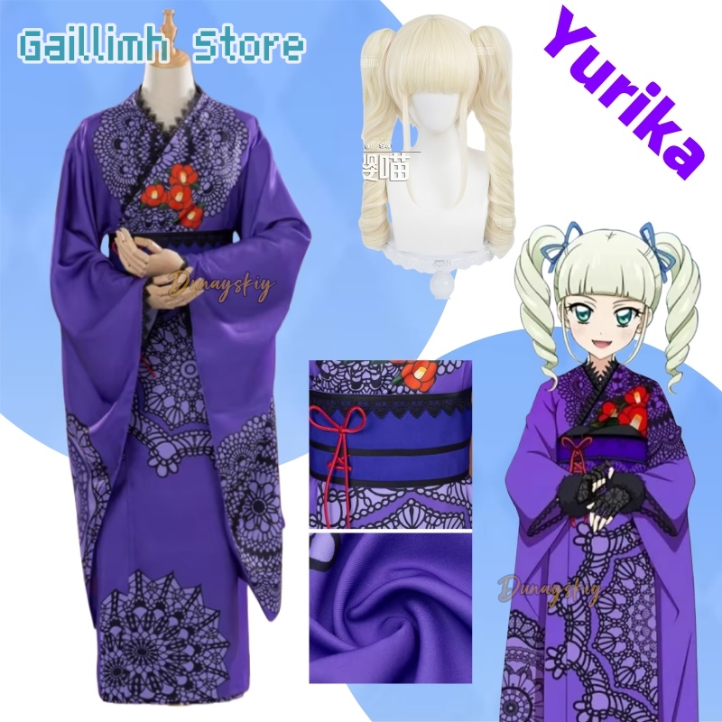 아이카츠! 유리카 토도 유카타 기모노 코스프레 의상 애 - Cosplay Prop Patterns 리뷰 및 가격
