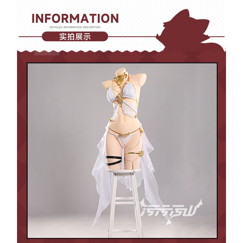 여성용 섹시한 비키니 수영복 드레스 액세서리 소품 할로 - Prop De Cosplay 리뷰 및 가격