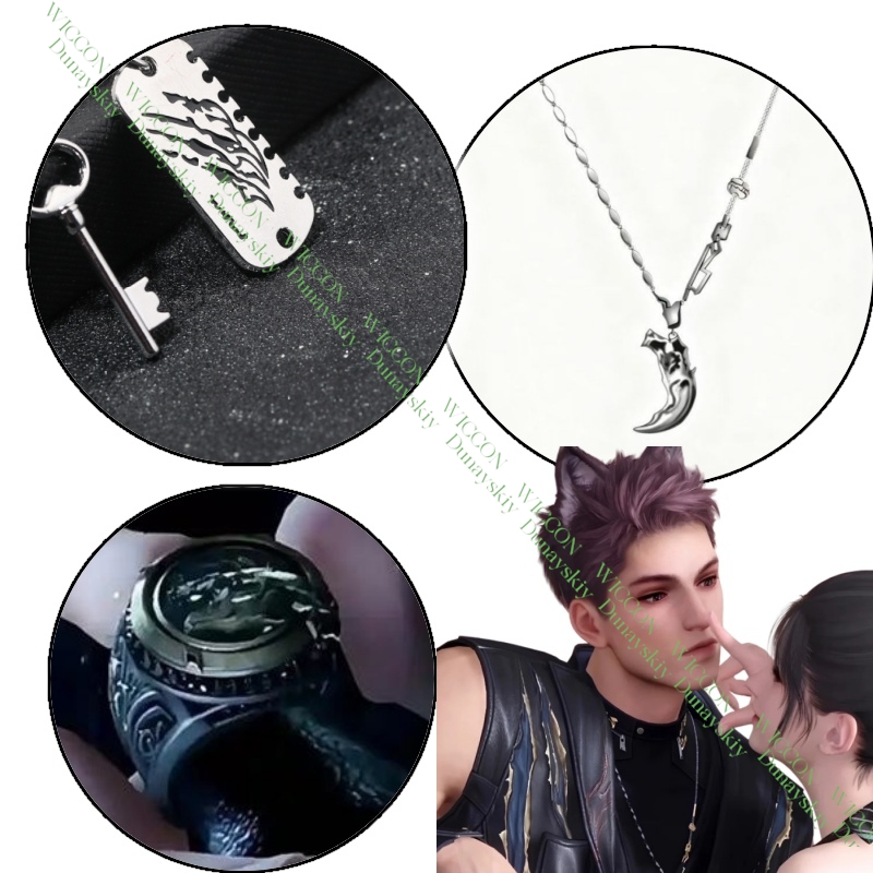 러브 앤 딥스페이스 발코 아오인 울프 하프 마스크 3D - Cosplay Prop 3D Print 리뷰 및 가격