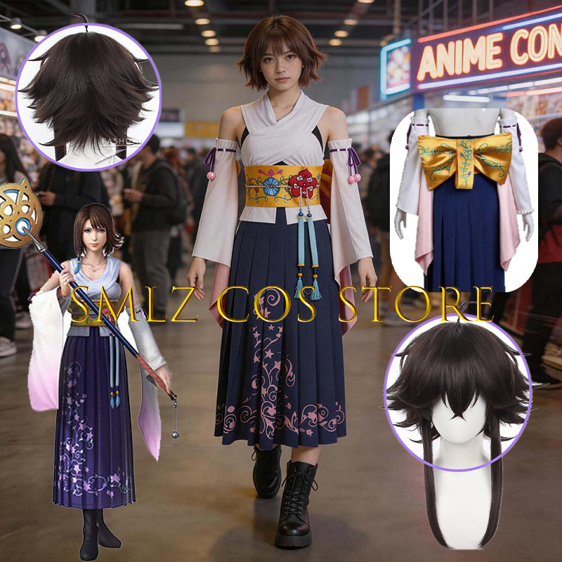 Smlz FFX 유나 코스프레 애니메이션 FF10 X  - Prop De Cosplay 리뷰 및 가격