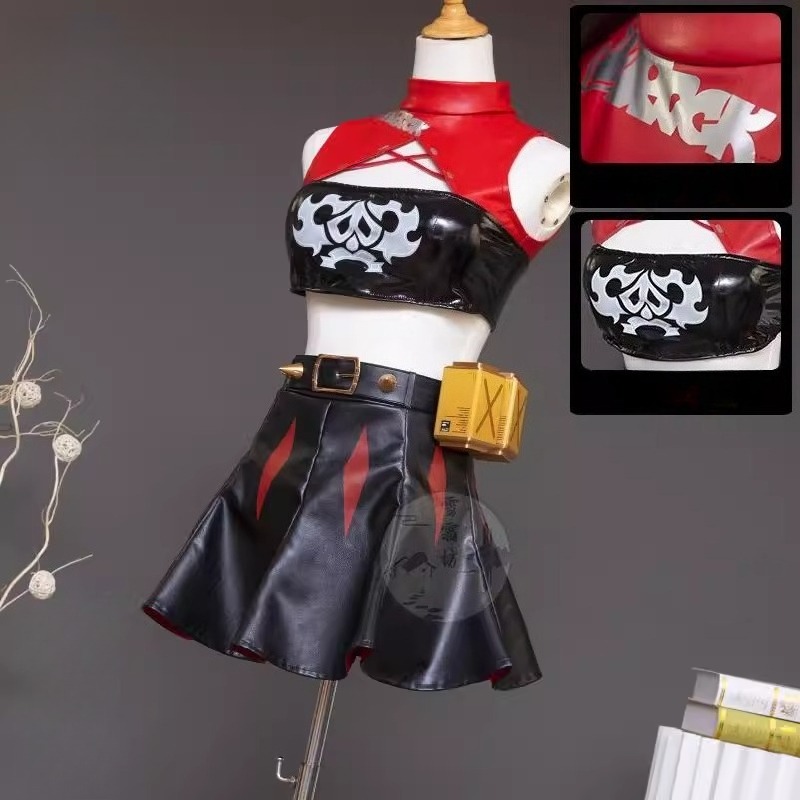 게임 젠리스 존 제로 버니스 화이트 코스프레 의상 펑크 - Burnice Cosplay Prop 리뷰 및 가격