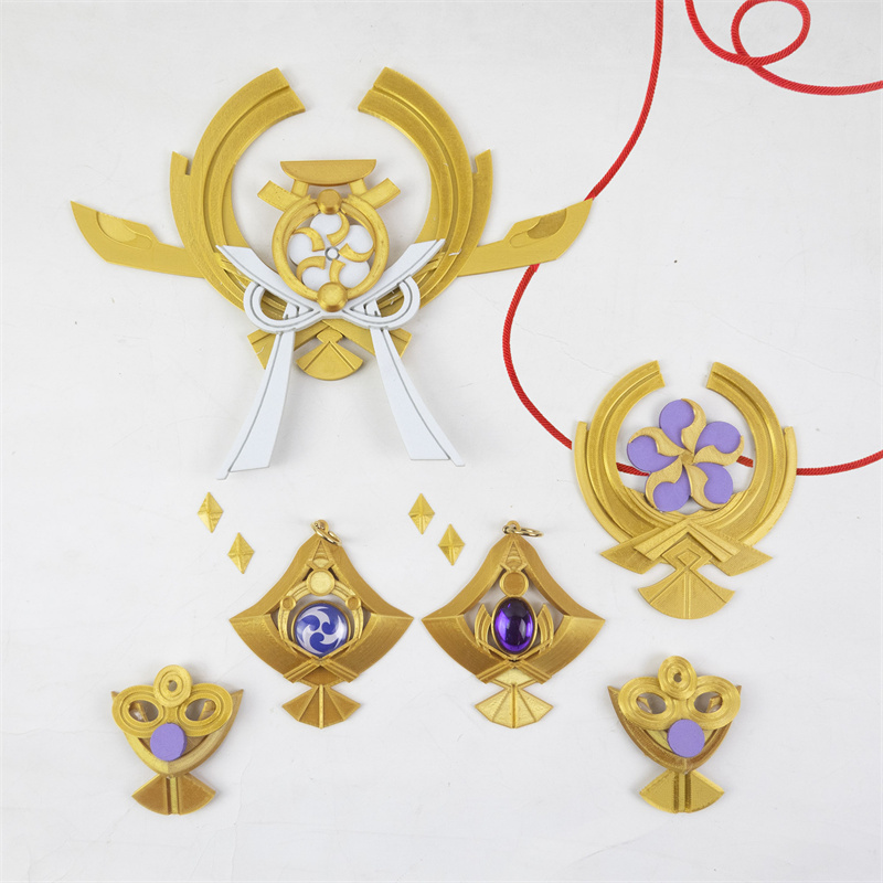 New Genshin Impact Yae Miko 코스 - Cosplay Prop 3D Print 리뷰 및 가격