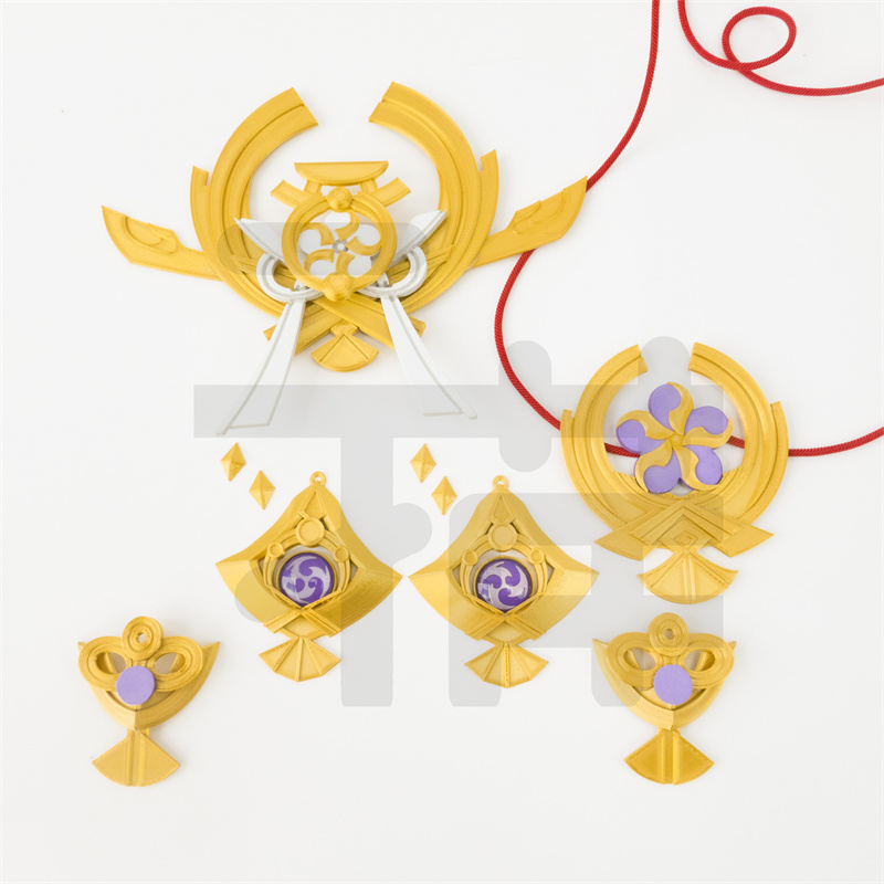 New Genshin Impact Yae Miko 코스 - Cosplay Prop 3D Print 리뷰 및 가격