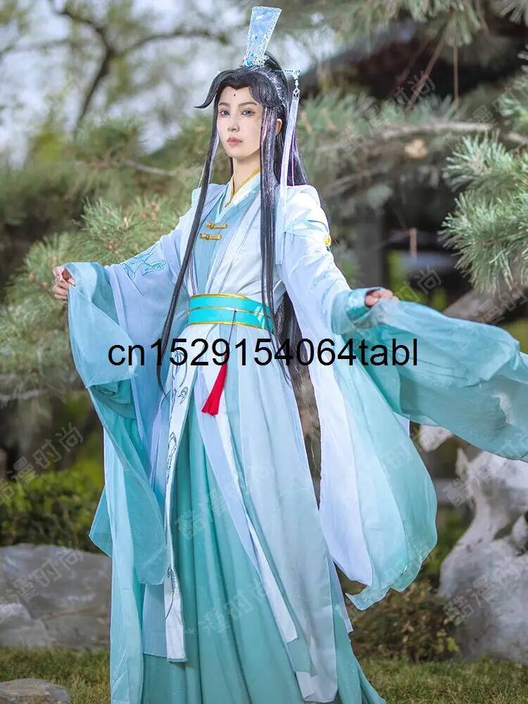 신상 텐관시푸 풍시 청선 코스프레 의상 한복 세트 천상 - Prop For Cosplay 리뷰 및 가격