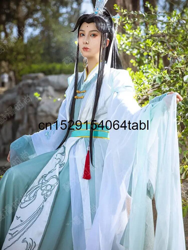 신상 텐관시푸 풍시 청선 코스프레 의상 한복 세트 천상 - Prop For Cosplay 리뷰 및 가격