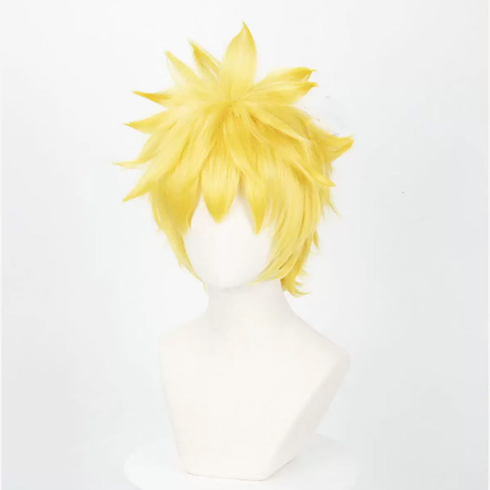 합성 머리 가발 우즈마키 코스프레 가발 노란색 곱슬머리 - Wig Fiber Net 리뷰 및 가격